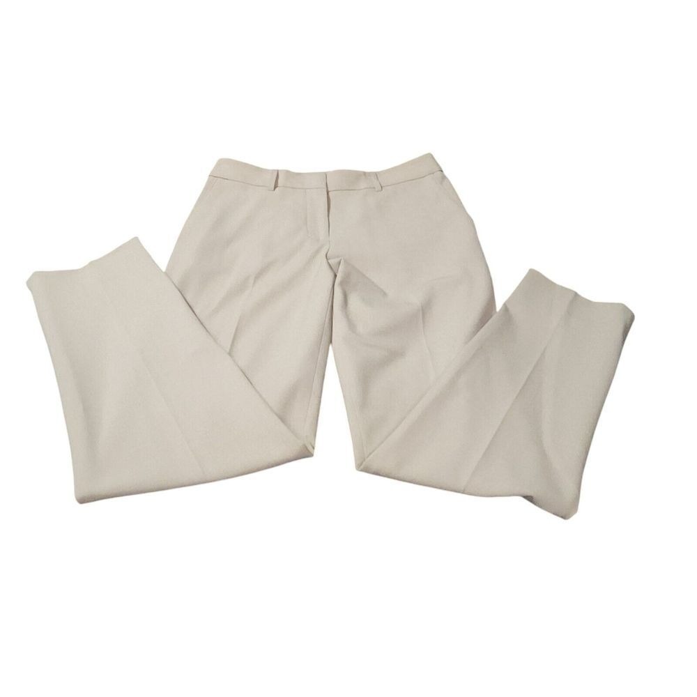Tahari  ASL Women's Beige‎ Khaki Dress Pants Size 2 Classic Flat Front Pockets